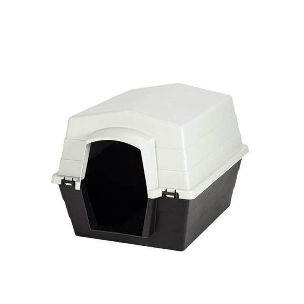 Outdoor Black and White Waterproof Customizable Plastic Pet House - Image 5