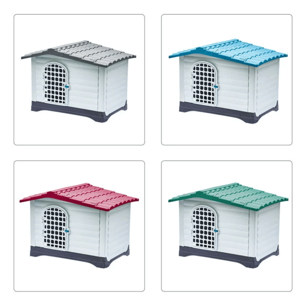 large plastic dog house