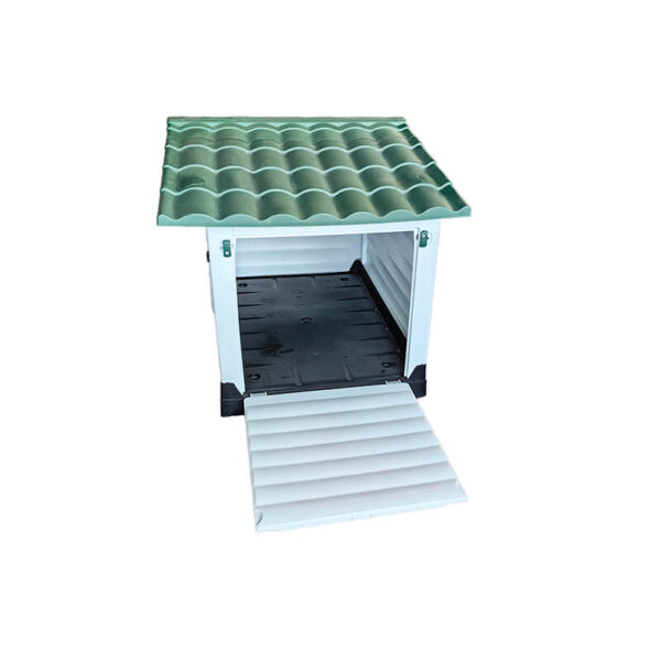 Plastic Double Door Dog Kennel for Outdoor Use, Waterproof & Ventilated - Image 4