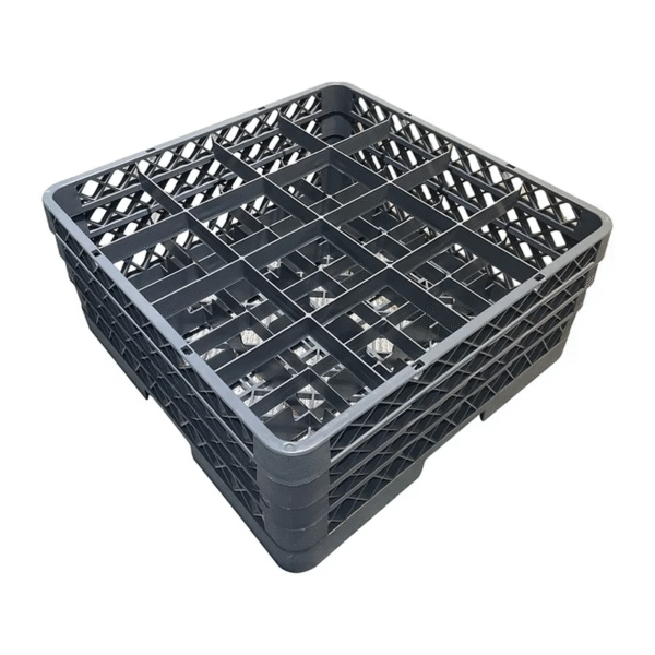 Plastic Compartment Glass Rack