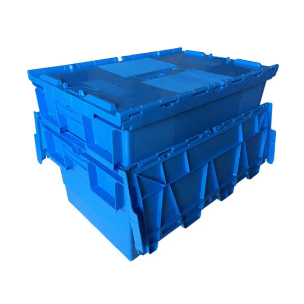 Wholesale Logistic Storage Lockable Plastic Moving Boxes with Lid