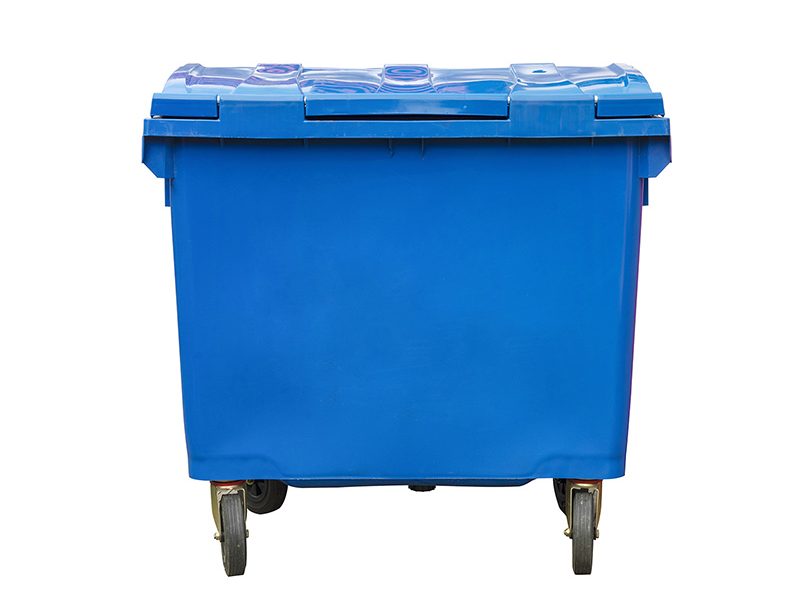 Wheeled 1100L HDPE Plastic Dustbin