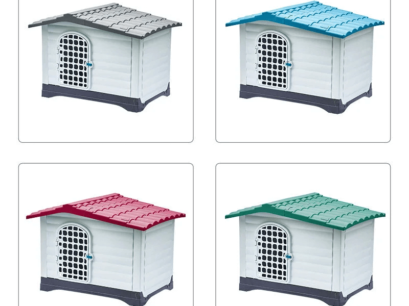 large plastic dog house