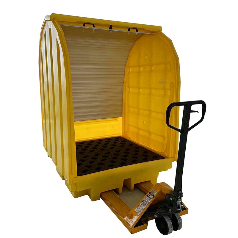 HDEP Roll-up Door 4 Drum Depot